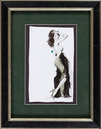 ROBERT McGINNIS (1926- ) The Girl With the Long Green Heart.